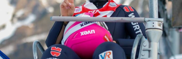 Nathalie Armbruster (GER) ist guter Dinge.