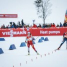 Lisa Hirner (AUT), Nathalie Armbruster (GER), (l-r) lieferten sich ein hartes Rennen.