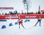 Lisa Hirner (AUT), Nathalie Armbruster (GER), (l-r) lieferten sich ein hartes Rennen.