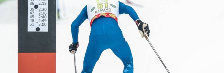 Jasper Good (USA) ging als Letzter ins Rennen.