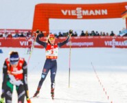 Nathalie Armbruster (GER) wird wieder Dritte.