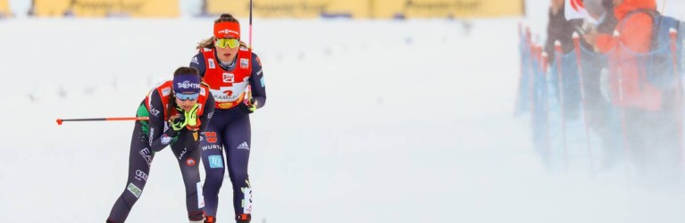 Annika Sieff (ITA), Nathalie Armbruster (GER), (l-r)