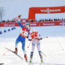 Kampf bis zur Ziellinie: Ema Volavsek (SLO), Ida Marie Hagen (NOR), (l-r)