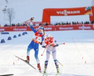 Kampf bis zur Ziellinie: Ema Volavsek (SLO), Ida Marie Hagen (NOR), (l-r)