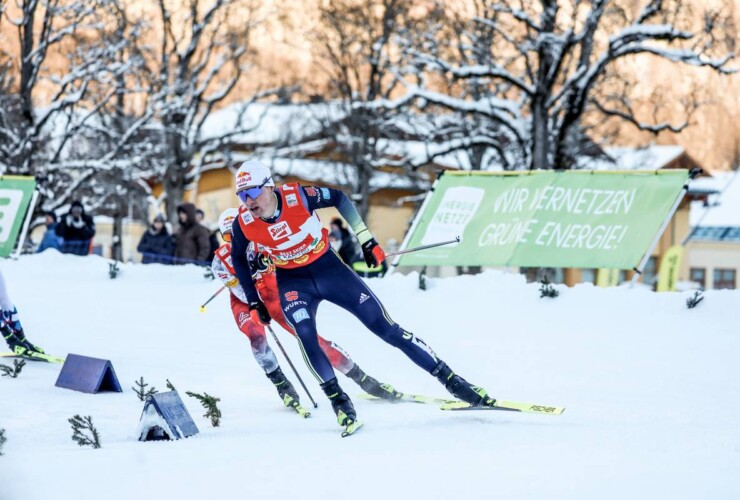 Vinzenz Geiger (GER) bei der Aufholjagd