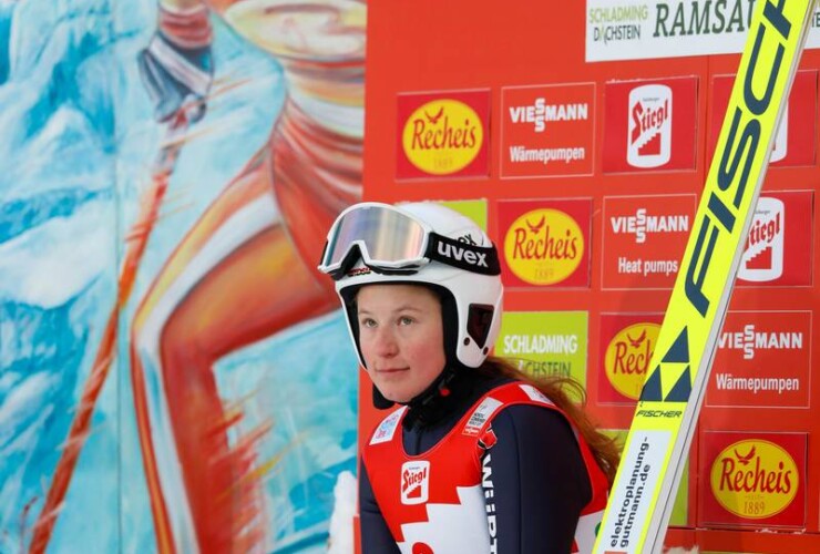 Sophia Maurus (GER) mit der zwischenzeitlichen Führung