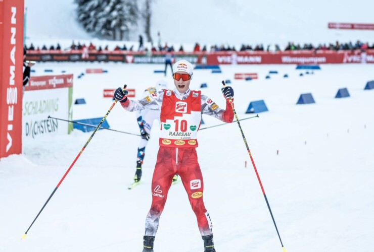 Überglücklich mit Platz zwei: Johannes Lamparter (AUT)