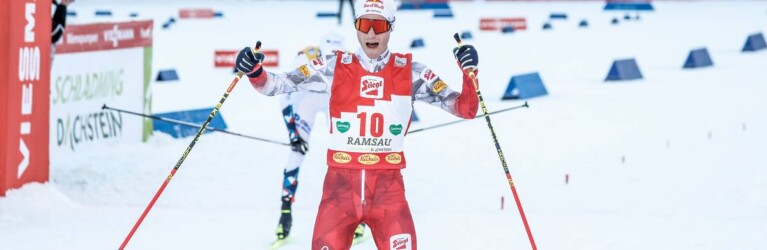 Überglücklich mit Platz zwei: Johannes Lamparter (AUT)