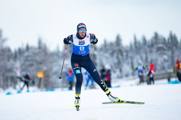 Sophia Maurus (GER) bei ihrem Wettkampf in Lillehammer