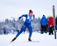 Annika Malacinski (USA) bei ihrem Wettkampf in Lillehammer