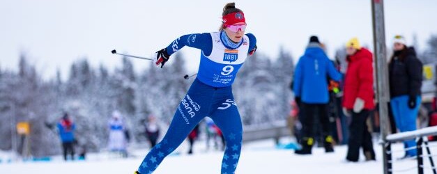 Annika Malacinski (USA) bei ihrem Wettkampf in Lillehammer
