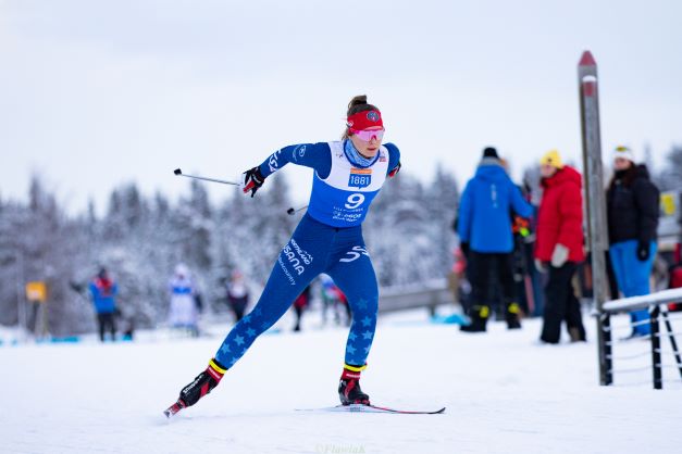 Annika Malacinski (USA) bei ihrem Wettkampf in Lillehammer