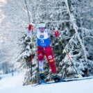 Annalena Slamik (AUT) bei ihrem Wettkampf in Lillehammer