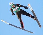 Lukas Greiderer (AUT) stand für Österreich in der Staffel.