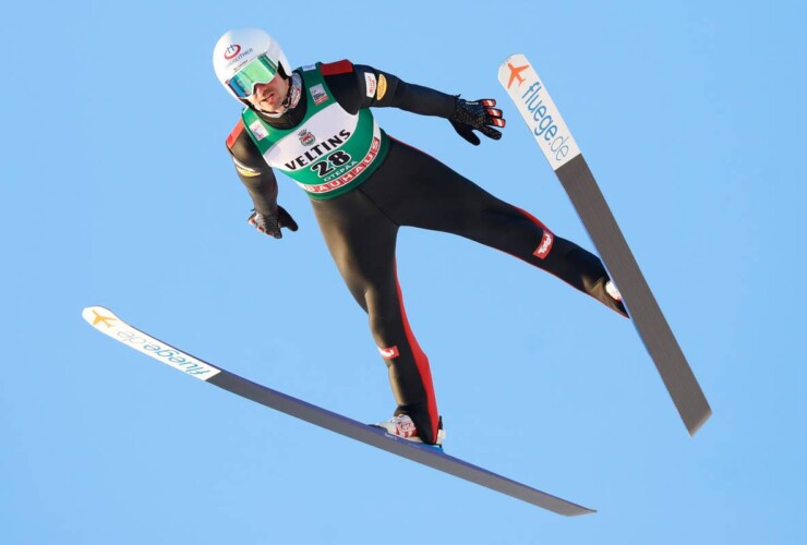 Lukas Greiderer (AUT) stand für Österreich in der Staffel.