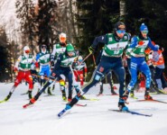 Jakob Lange (GER) läuft ein starkes Rennen.