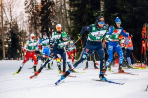 Jakob Lange (GER) läuft ein starkes Rennen.