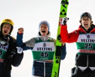 Die Top 3: Ilkka Herola (FIN), Johannes Lamparter (AUT), Thomas Rettenegger (AUT), (l-r)