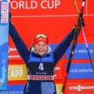 Nathalie Armbruster (GER) steht erneut auf dem Podium.