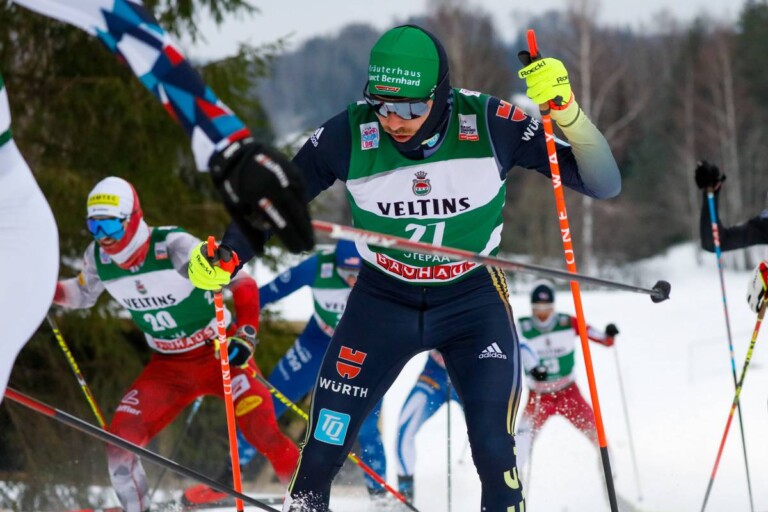Fabian Riessle (GER) läuft die schnellste Zeit des Rennens.