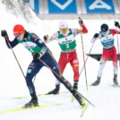 Die Führungsgruppe: Julian Schmid (GER), Johannes Lamparter (AUT), Ryota Yamamoto (JPN)