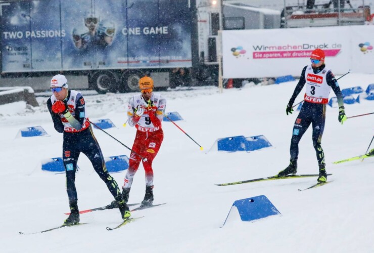 Vinzenz Geiger (GER), Franz-Josef Rehrl (AUT), Julian Schmid (GER), (l-r)