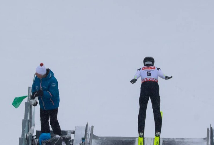 Sprung in den Wind: Ondrej Pazout (CZE)