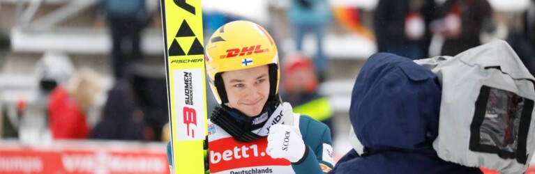 Daumen hoch für die Saisonbestleistung: Eero Hirvonen (FIN)