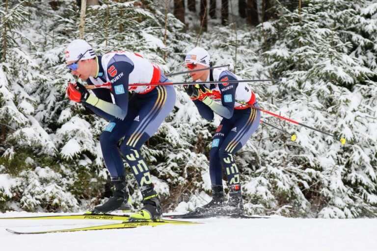 Vinzenz Geiger (GER), Manuel Faisst (GER), (l-r)