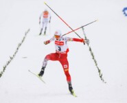 Johannes Lamparter (AUT) feiert Sieg Nummer zwei.