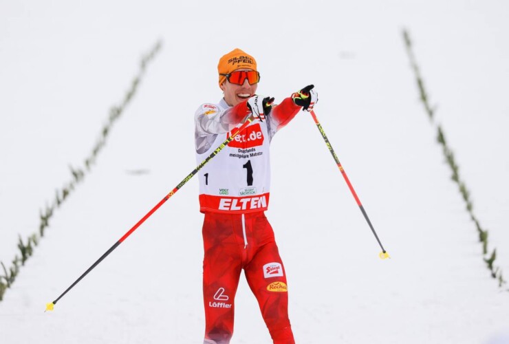 Franz-Josef Rehrl (AUT) beim Zieleinlauf