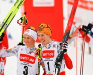 Doppelpodium mal zwei: Johannes Lamparter (AUT), Franz-Josef Rehrl (AUT), (l-r) standen gleich zweimal an einem Tag auf dem Podium.