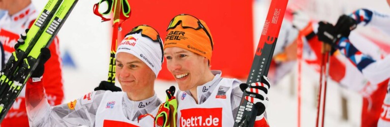Doppelpodium mal zwei: Johannes Lamparter (AUT), Franz-Josef Rehrl (AUT), (l-r) standen gleich zweimal an einem Tag auf dem Podium.