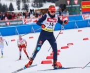 Cindy Haasch (GER) beim ersten Damen-Weltcup in Seefeld