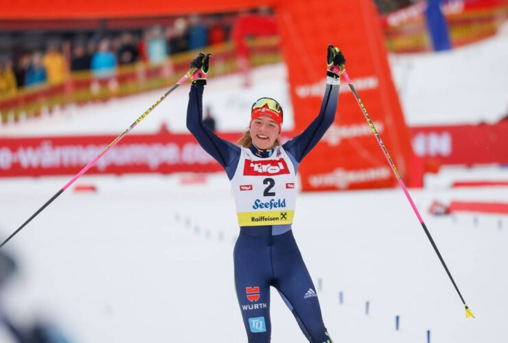 Wieder ein Podium für Nathalie Armbruster (GER)