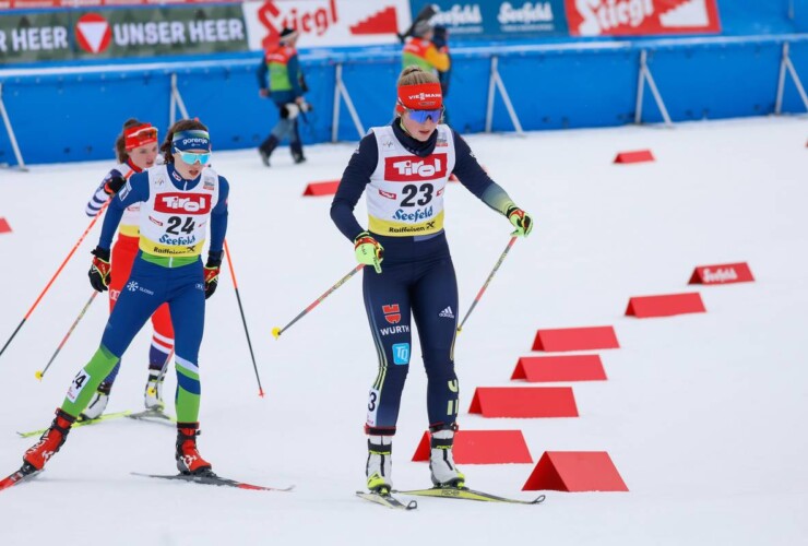 Silva Verbic (SLO), Magdalena Burger (GER), (l-r)