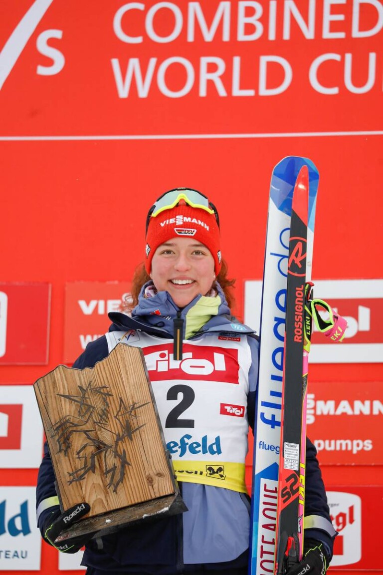 Nathalie Armbruster (GER) wird Zweite.