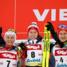 Das Podium der Herren: Johannes Lamparter (AUT), Jens Luraas Oftebro (NOR), Julian Schmid (GER), (l-r)