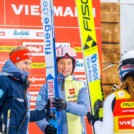 Größen unter sich: Nathalie Armbruster (GER) und Gyda Westvold Hansen (NOR, rechts) am Leaderboard.