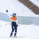 Einmal mehr das Maß der Dinge: Gyda Westvold Hansen (NOR) zeigte den besten Sprung bei den Frauen.