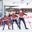 Deutscher Zug Nummer eins: Laurent Muhlethaler (FRA), Julian Schmid (GER), Vinzenz Geiger (GER), (l-r)