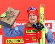 Julian Schmid (GER) steht erneut auf dem Podium.