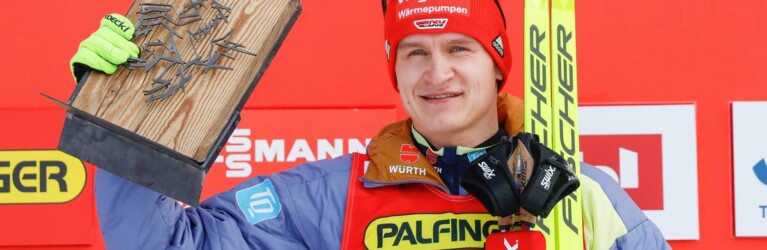 Julian Schmid (GER) steht erneut auf dem Podium.