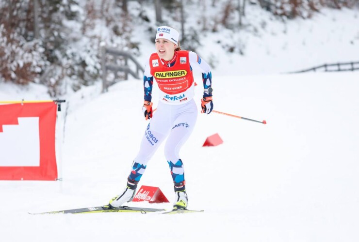 Ida Marie Hagen (NOR) lief bisher in allen Weltcups der Saison die schnellste Zeit.