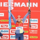 Nathalie Armbruster (GER) steht erneut auf dem Podium.