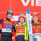 Das Damen-Podium: Annika Sieff (ITA), Gyda Westvold Hansen (NOR), Nathalie Armbruster (GER), (l-r)