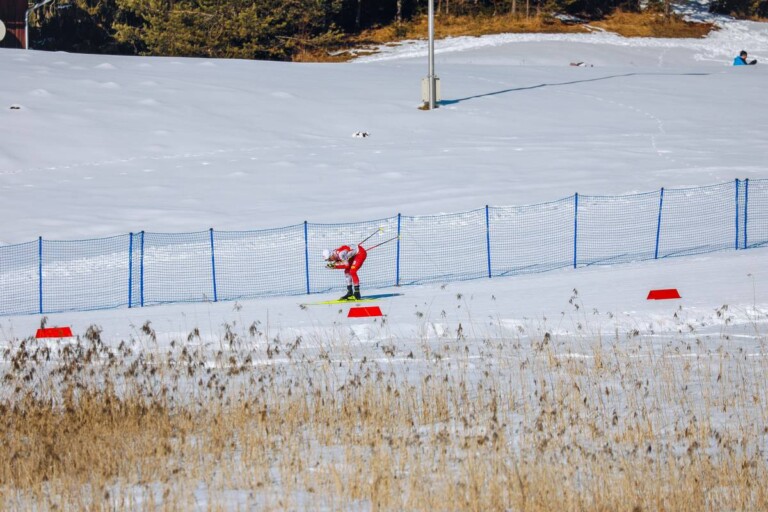 Allein auf weiter Flur: Johannes Lamparter (AUT)