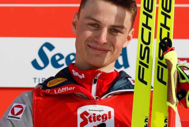 Johannes Lamparter (AUT) gewinnt das Seefeld Triple.