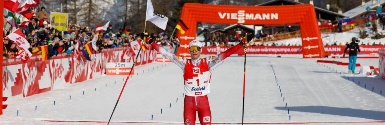 Johannes Lamparter (AUT) gewinnt als erster Österreicher das Triple zuhause.