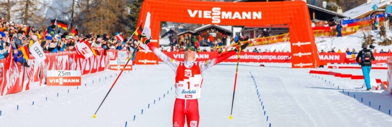 Johannes Lamparter (AUT) gewinnt als erster Österreicher das Triple zuhause.